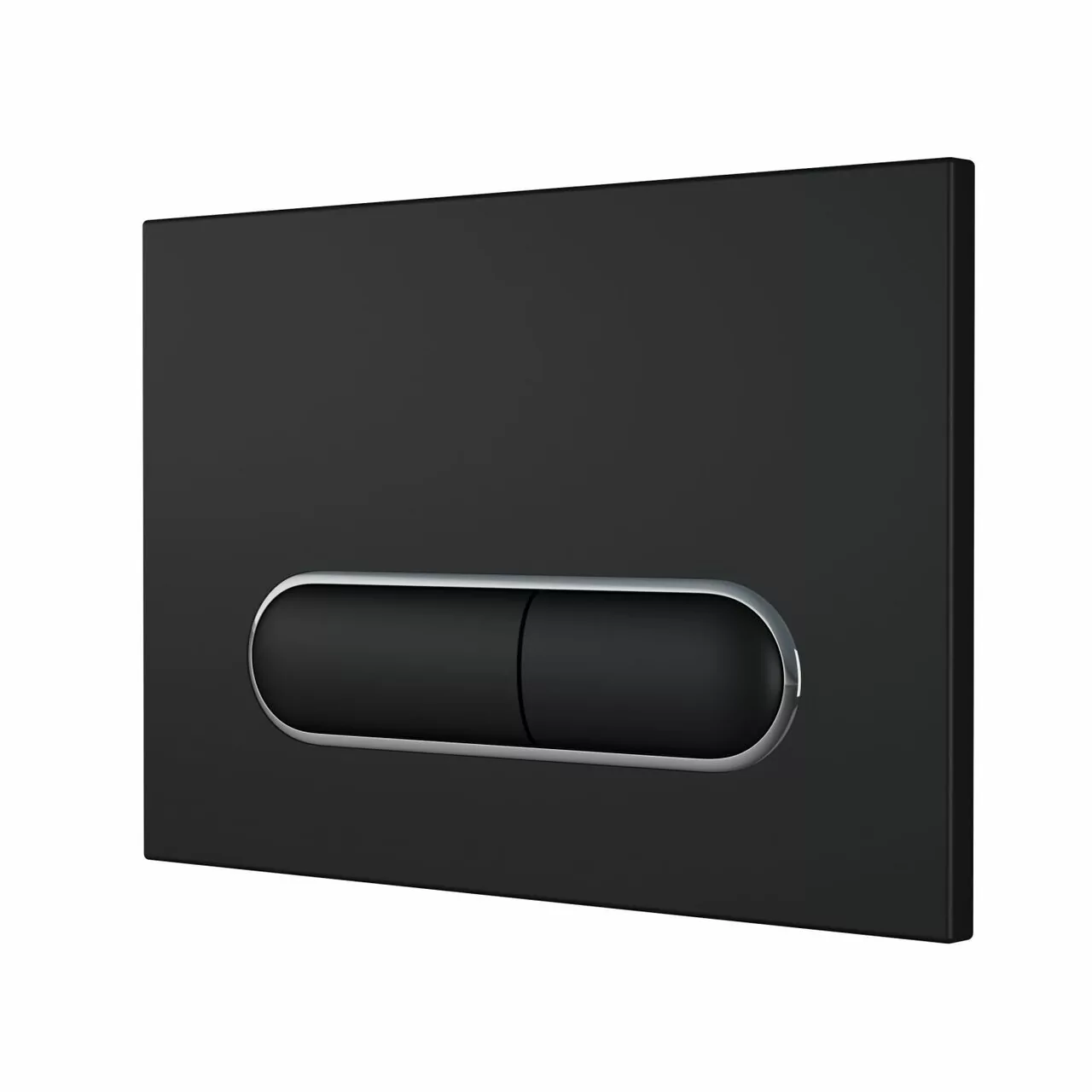 Кнопка смыва Owl 1975 Mercury Black Matt, Knapp05MBM, механическая, черный матовый