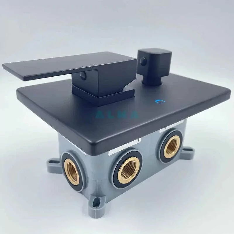 Душевой комплект ALMAes Leine TVZ-0810 черный матовый