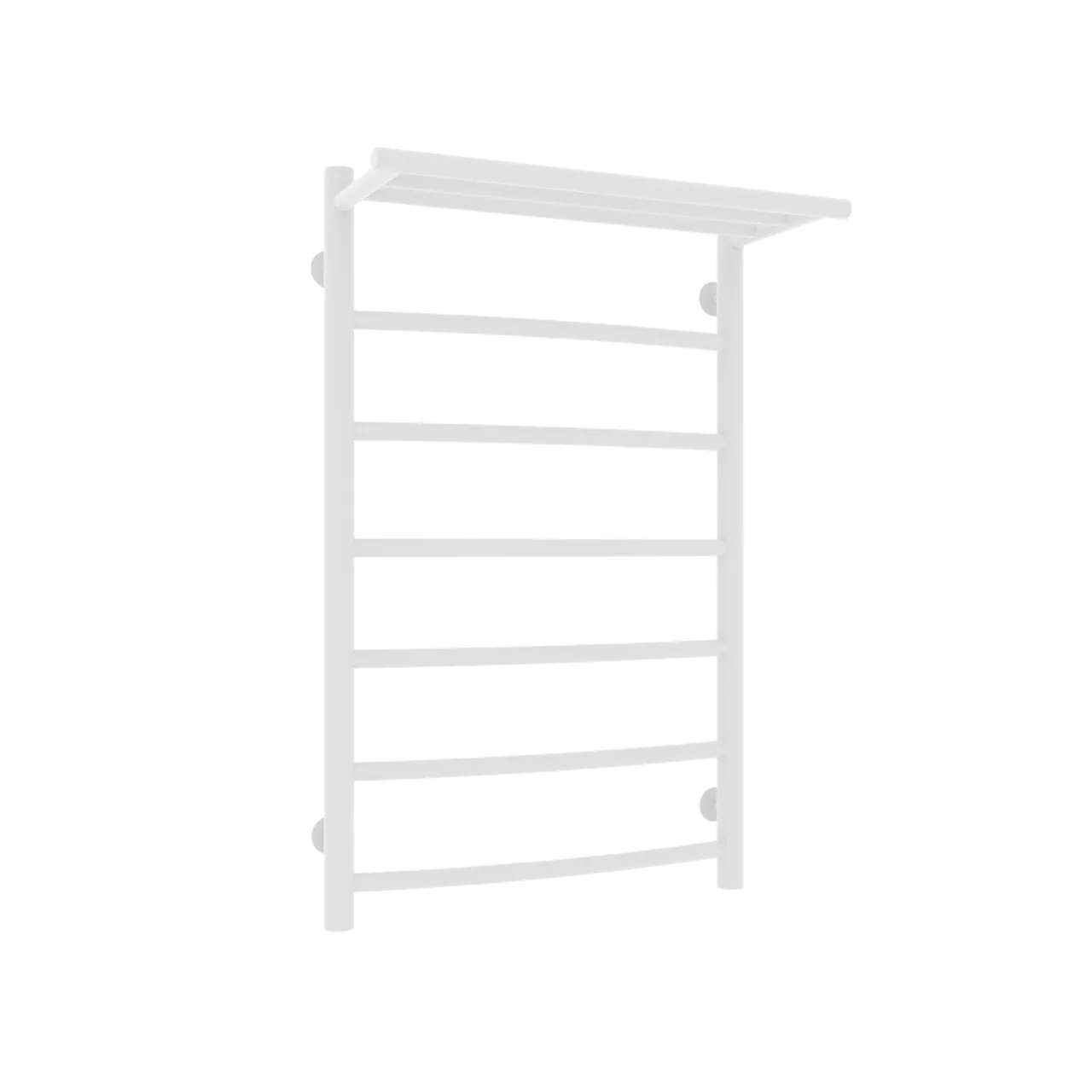 Полотенцесушитель водяной Laris Классик П7 500х800 с полкой, белый матовый