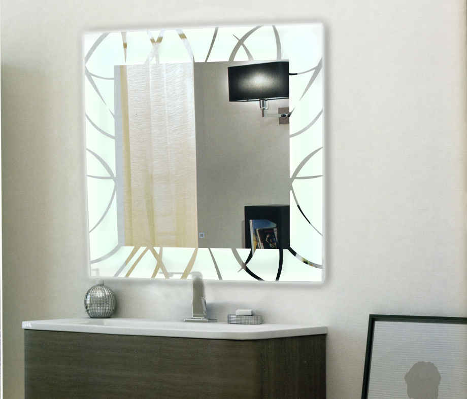 Зеркало Relisan VIVA 770х770 с подсветкой