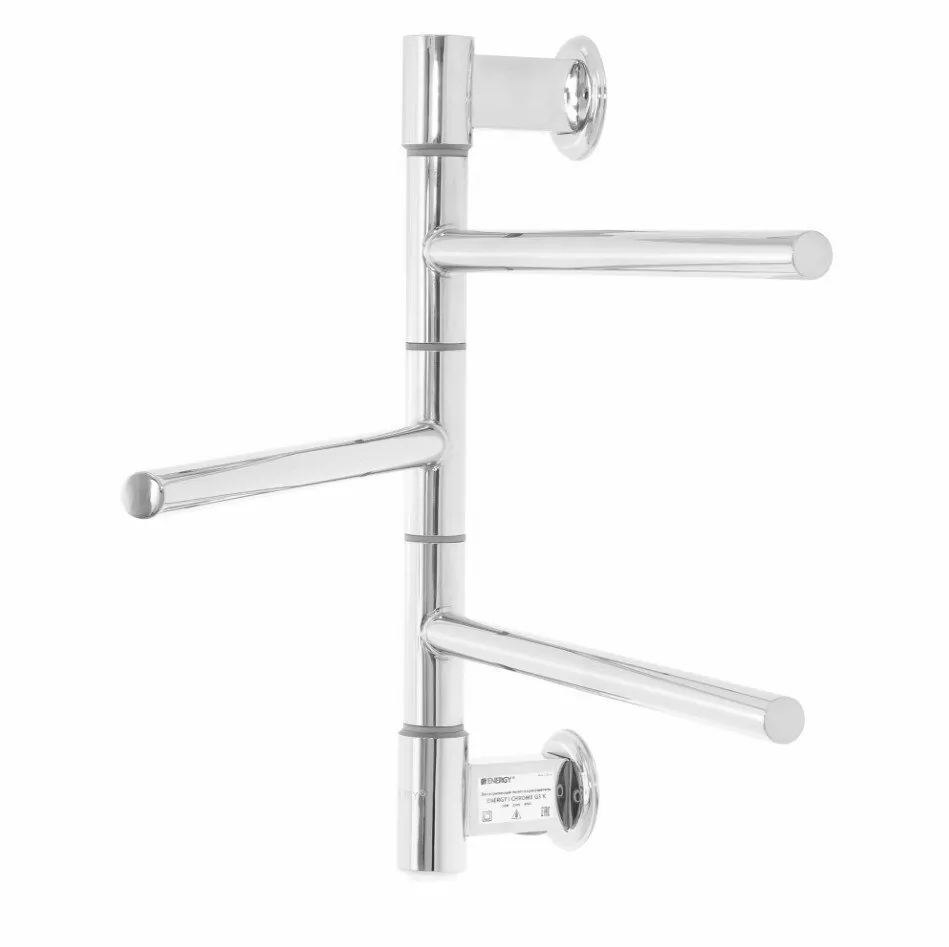 Полотенцесушитель электрический Energy I chrome G3K 44х40 поворотный, хром