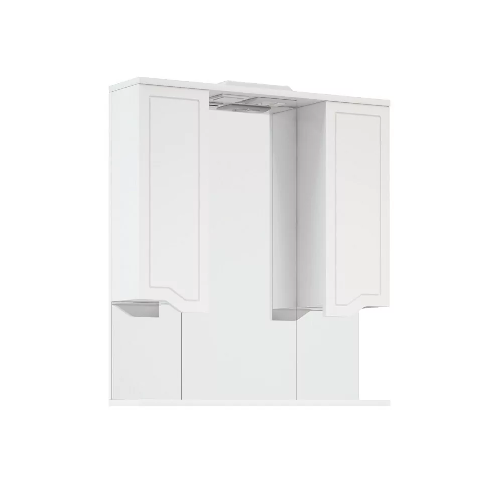 Зеркало-шкаф Corozo Мирра 75/С свет, белый