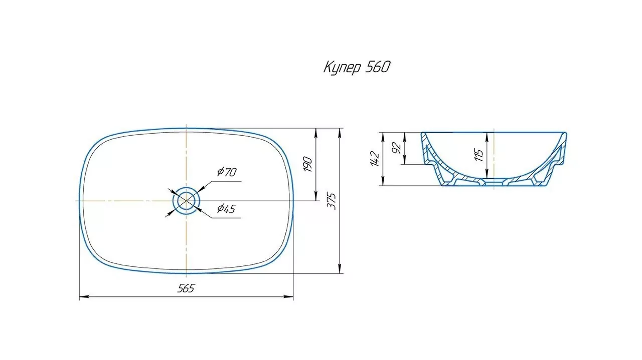 Тумба напольная ASB Woodline Каталина 100 с раковиной Купер 56, Grey от магазина Vanna-Vanna.ru!