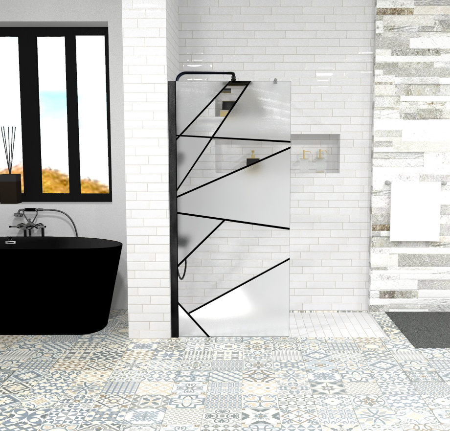 Душевая перегородка Cerutti Spa PICK T90B (90x190)