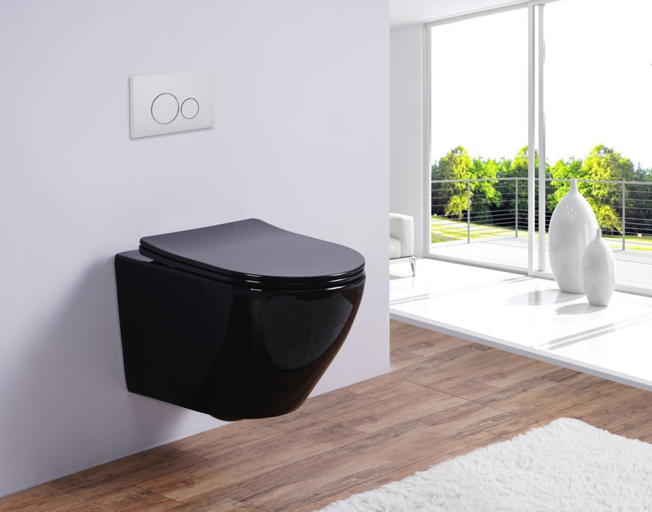 Унитаз подвесной Esbano AZALEA (Black) 480x365x360
