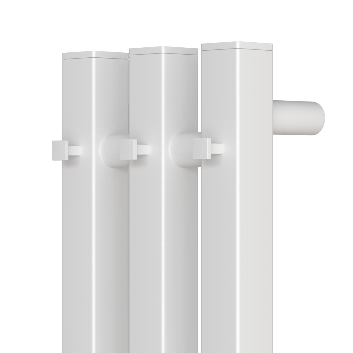 Полотенцесушитель электрический APEXTERMO Sirius SR10112WM 1100x120 с крючками, белый матовый