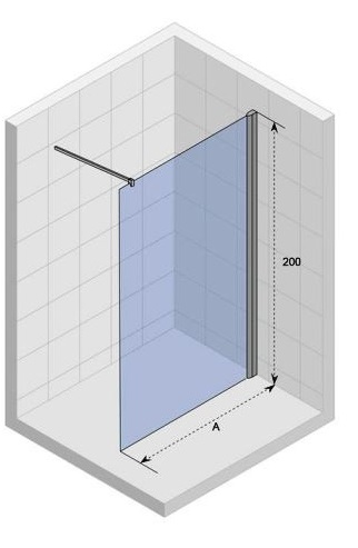 Душевая перегородка Parly T100B