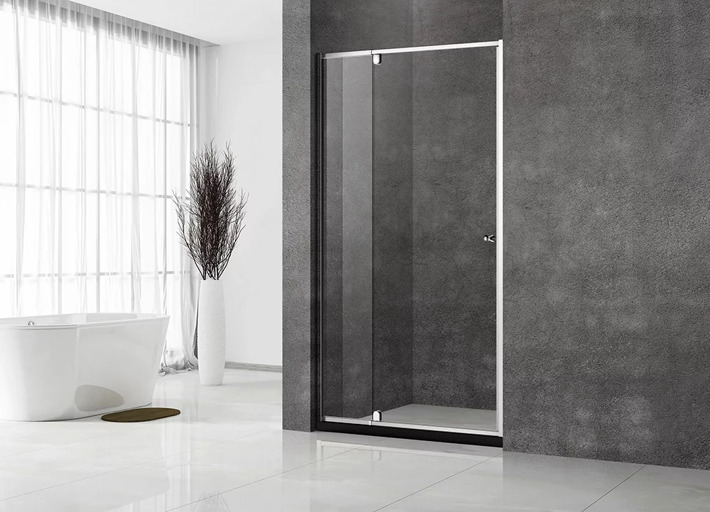 Душевая дверь Veconi Vianno VN-32, 1000x1950, хром, стекло прозрачное