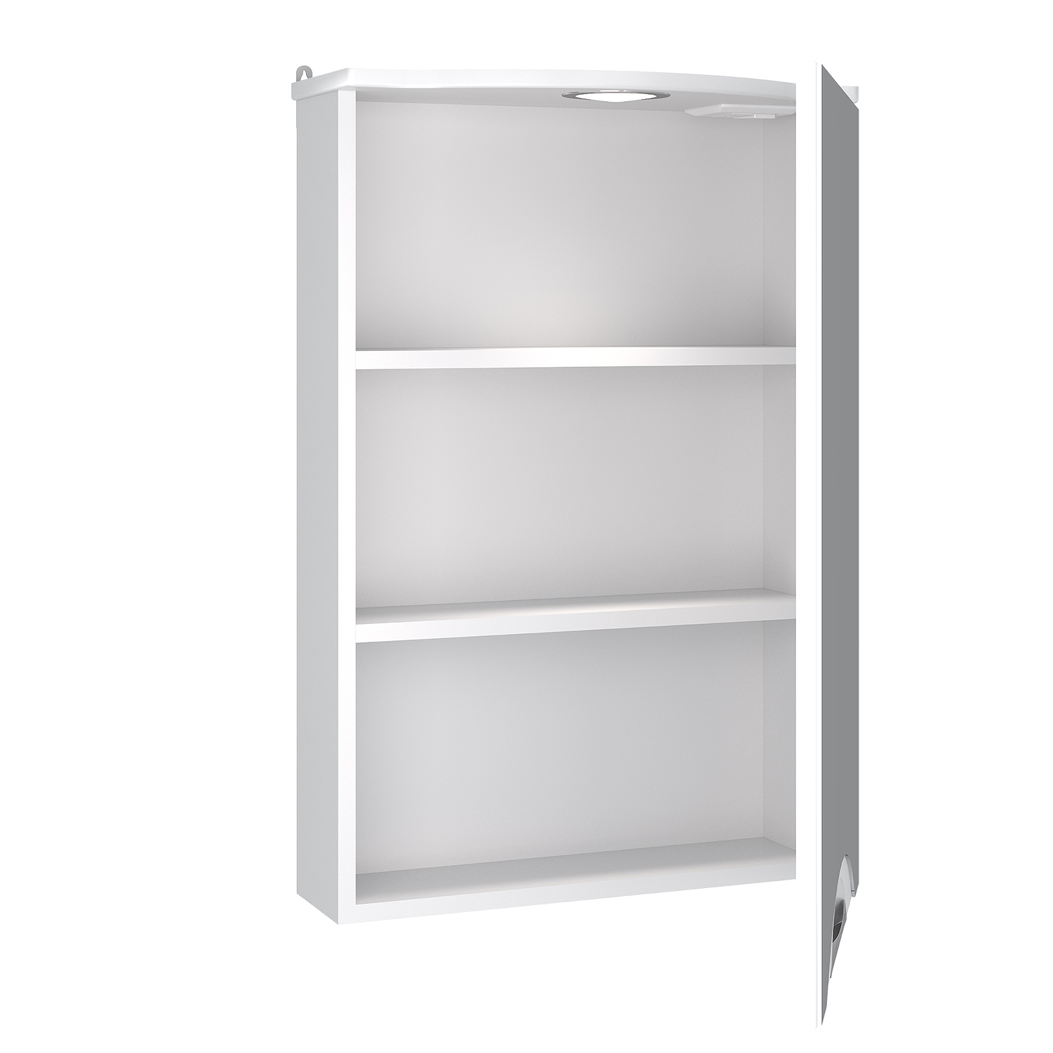 Зеркало-шкаф Runo Ибица 50 R, белый