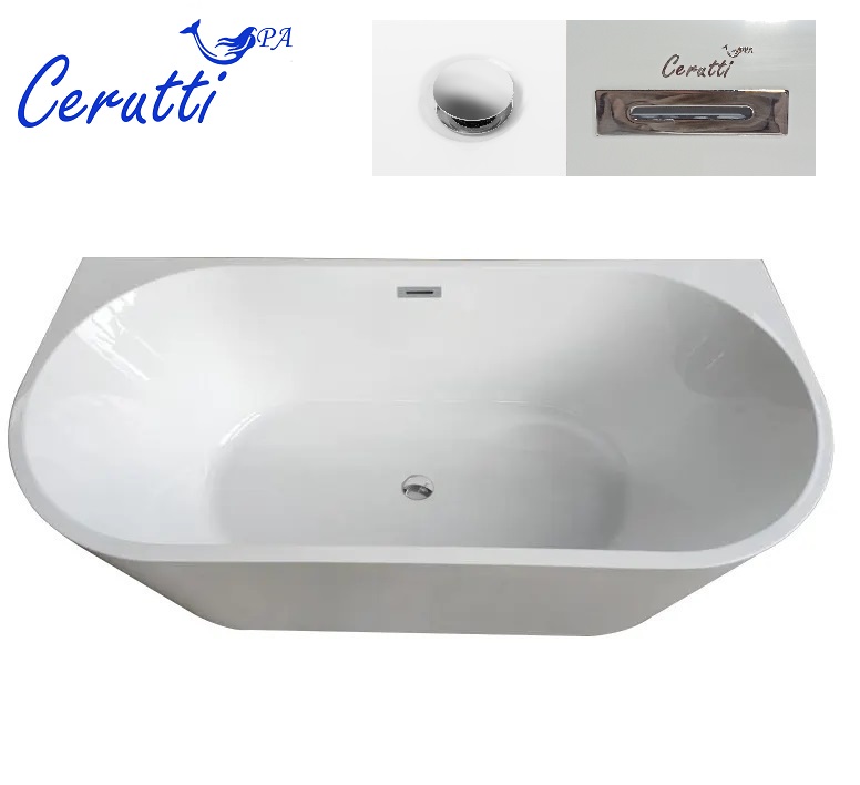 Ванна акриловая Cerutti Spa VETTORE W приставная (1700x750x560)
