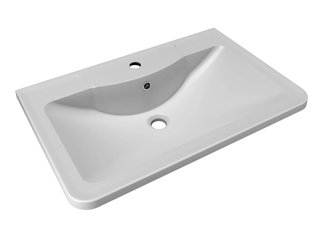 Тумба напольная Style Line Атлантика 70 Plus Люкс с раковиной Атлантика 70, старое дерево