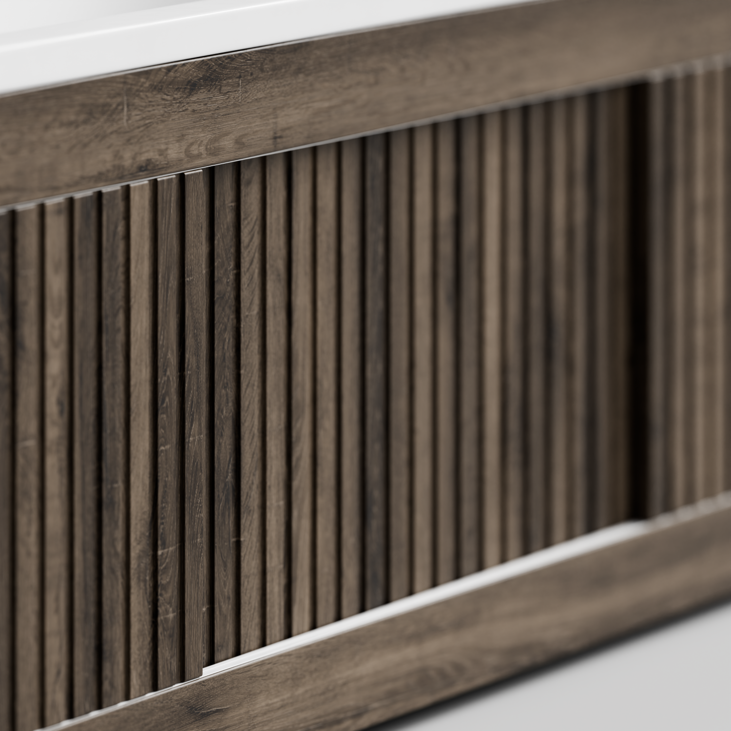 Экран под ванну Vod-ok Тач 170 раздвижной Дуб крымский коричневый