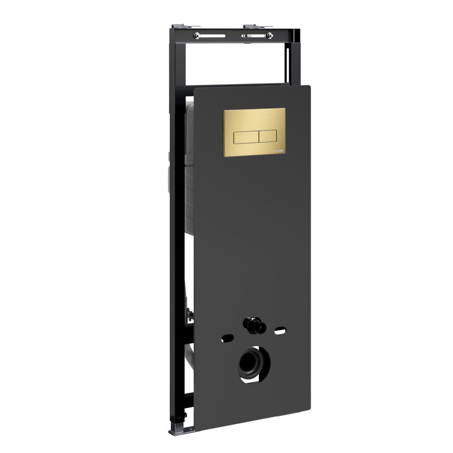 Инсталляция WasserKraft Salm 27TLT.010.ME.BL.MG03 для подвесного унитаза, с кнопкой