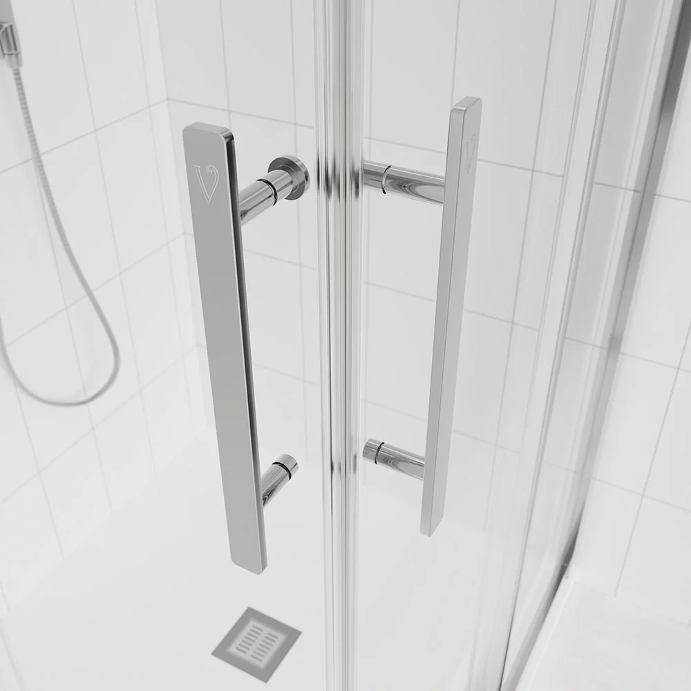 Душевой угол Veconi Evo 300 CH, 900х900x1950, хром, прозрачное стекло