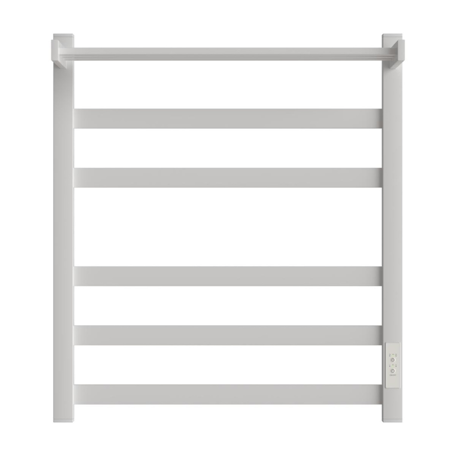 Полотенцесушитель электрический APEXTERMO Terra TR01165WM 600x500 с полкой, белый матовый