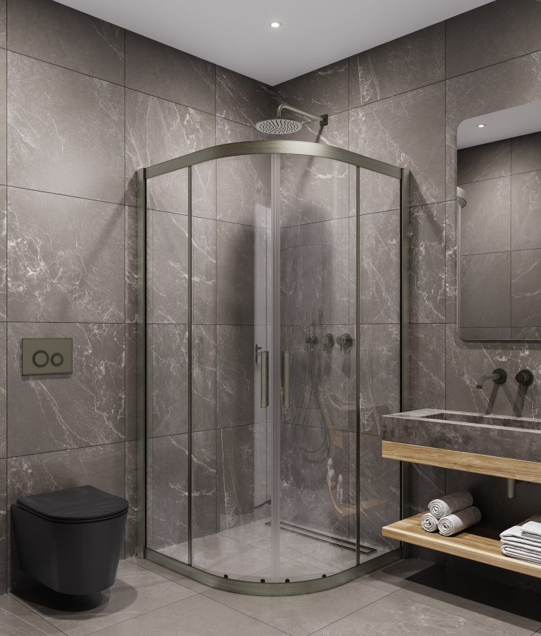 Душевой угол Timo TPSS-90/13C-8, 900*900*2000, профиль никель, стекло прозрачное 8 мм