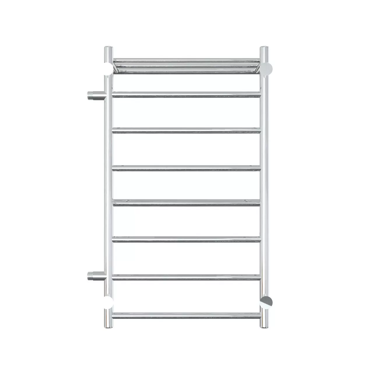 Полотенцесушитель водяной Laris Лавина П9 500х800 R МЦ 500-1, боковой, с полкой, хром