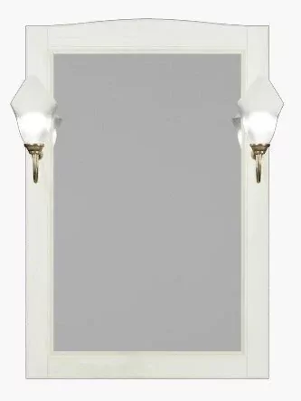 Зеркало ValenHouse Эллина 65 свет, слоновая кость, бронза