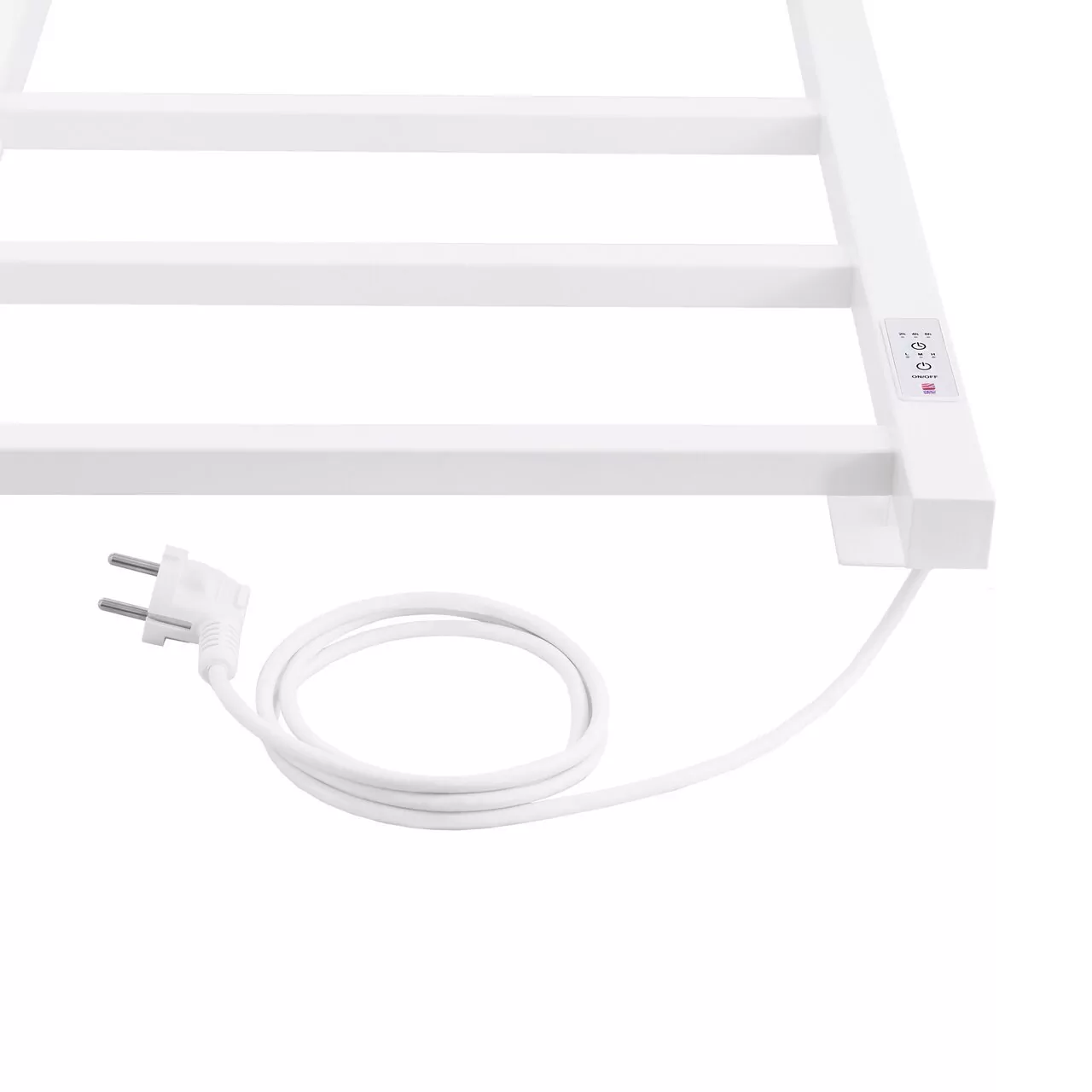 Полотенцесушитель электрический Energy Cube 900х400 с таймером, белый матовый