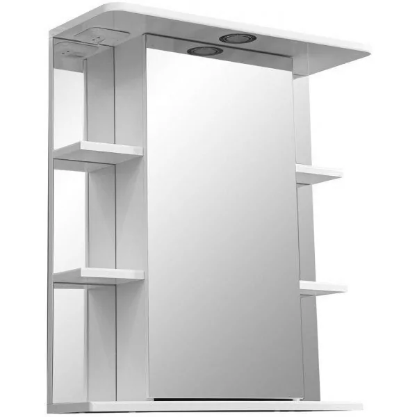Зеркало-шкаф Stella Polar Лаура 60 свет, белый