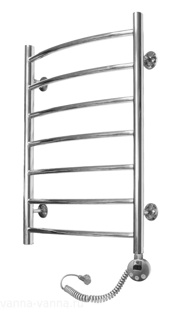 Полотенцесушитель электрический Domoterm Калипсо П7 500x700 ER с терморегулятором, хром