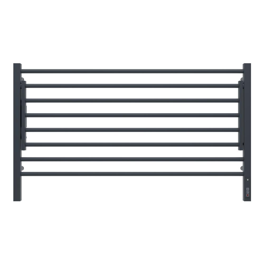 Полотенцесушитель электрический с полкой Terminus Горизонт П8 100х60 КС, черный муар