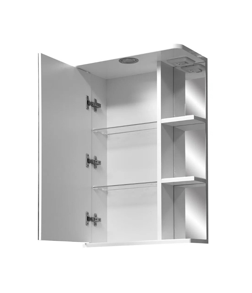 Зеркало-шкаф Stella Polar Нелея 45/С, L, белый