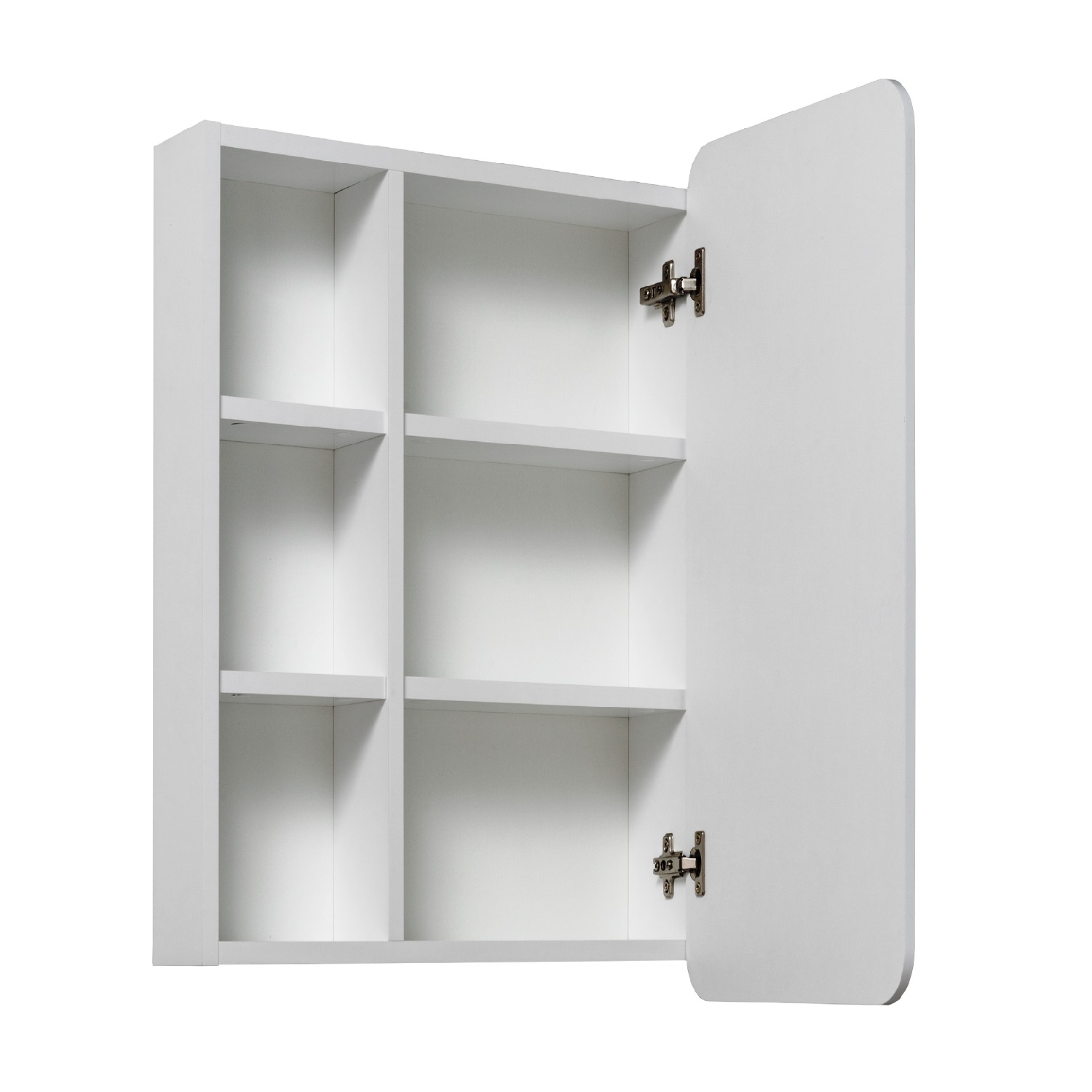 Зеркало-шкаф Runo Капри 55 универсальный, белый