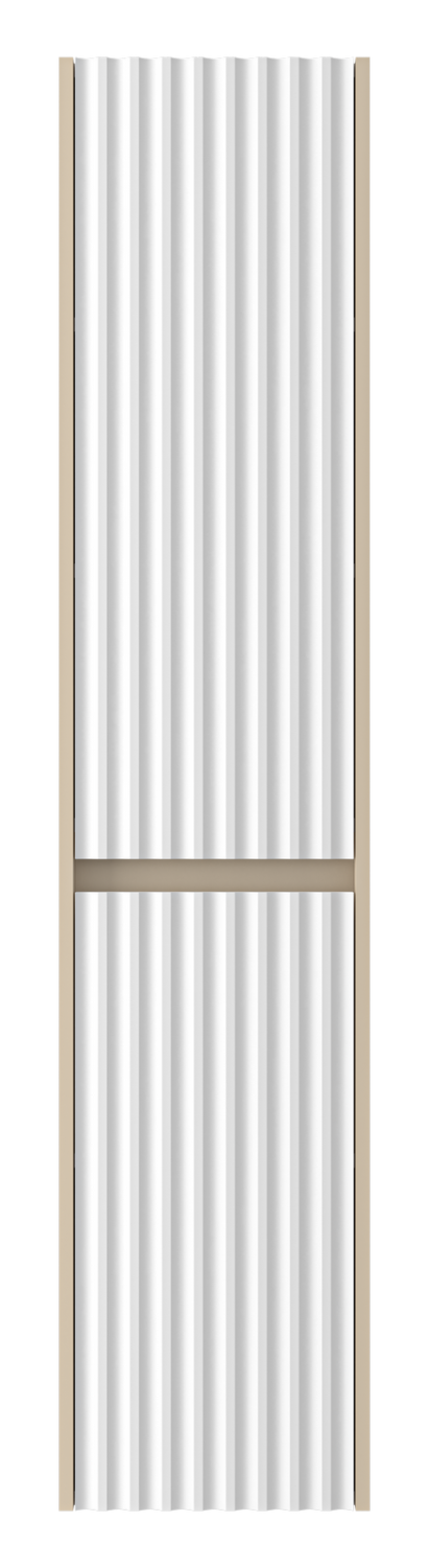 Пенал Brevita Balaton 35 подвесной, R, белый/бежевый
