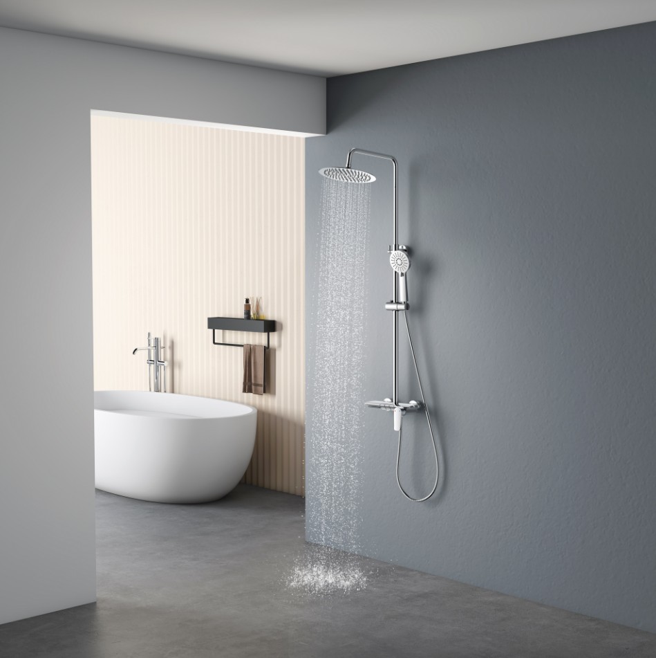 Душевая стойка SantiLine SL-9011 хром