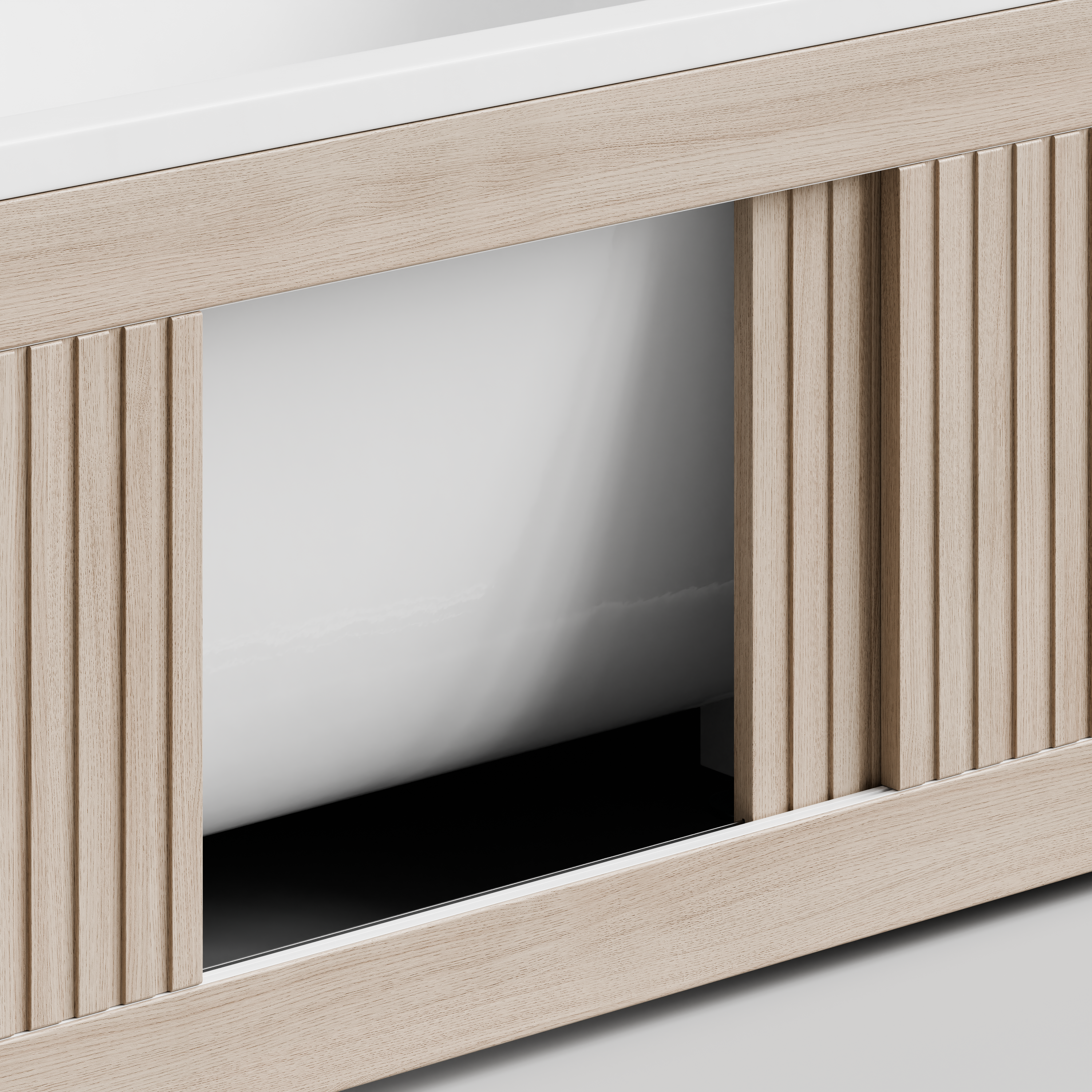 Экран под ванну Vod-ok Тач 150 раздвижной дуб + 15 цветов