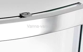 Душевой уголок WasserKraft Lippe 45S01 90х90 полукруглый 1/4, без поддона, прозрачное стекло, хром