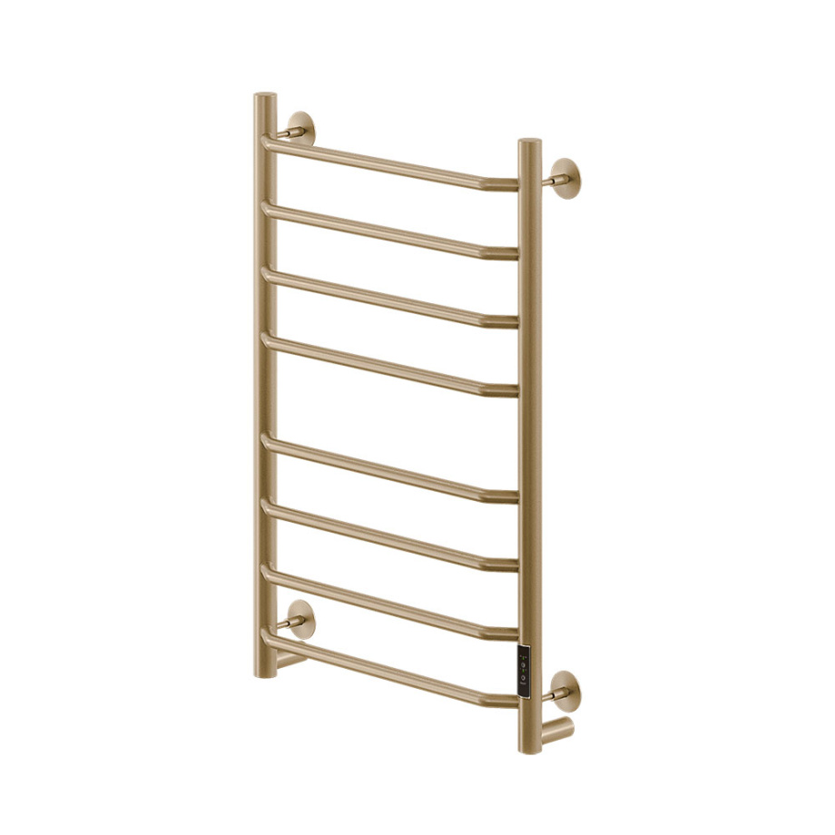 Полотенцесушитель электрический Veconi Cantu-A C8050G-A 500х800, золото матовое