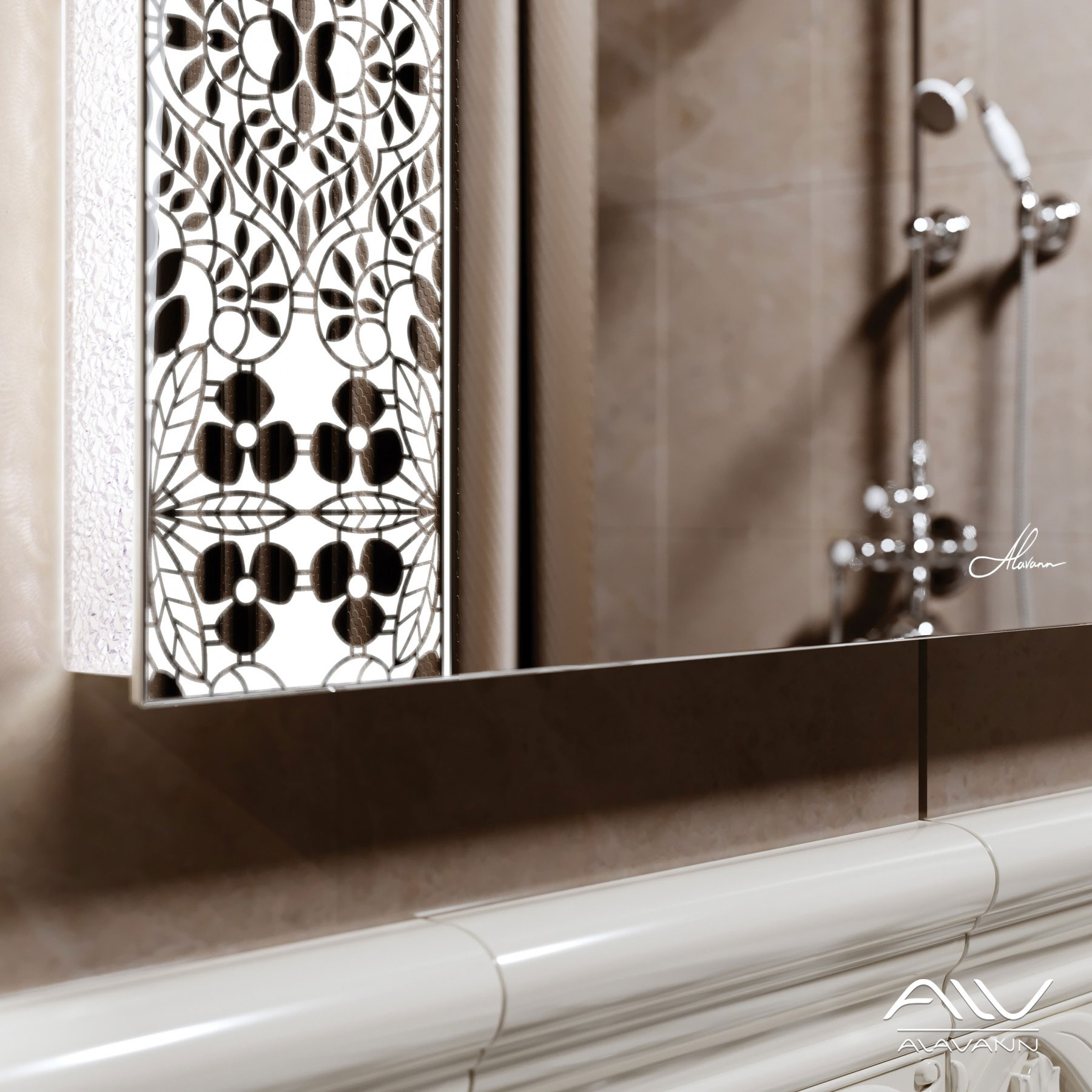 Зеркало Alavann Elizabeth 70 свет, ИК выключатель