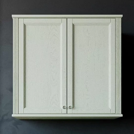 Шкаф навесной ValenHouse Лиора 90 слоновая кость, хром