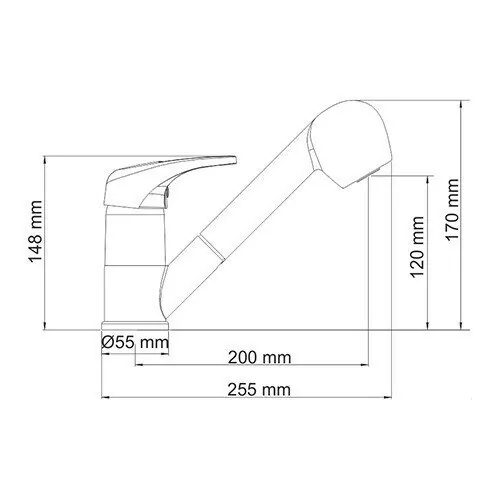 Смеситель для кухни WasserKraft Oder 6365 хром от магазина Vanna-Vanna.ru!