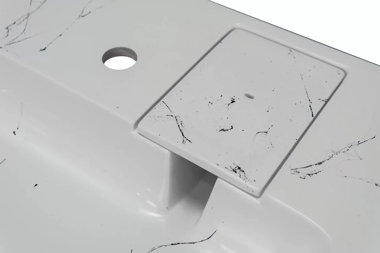 Раковина Stella Polar Солярис 60х50 белый мрамор