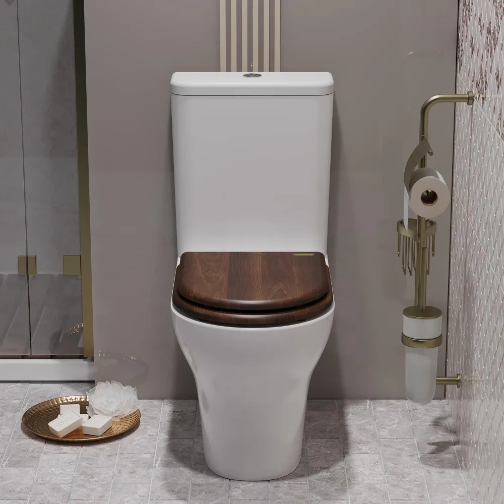 Унитаз-компакт Opadiris Палермо OS24722N белый, светлый орех