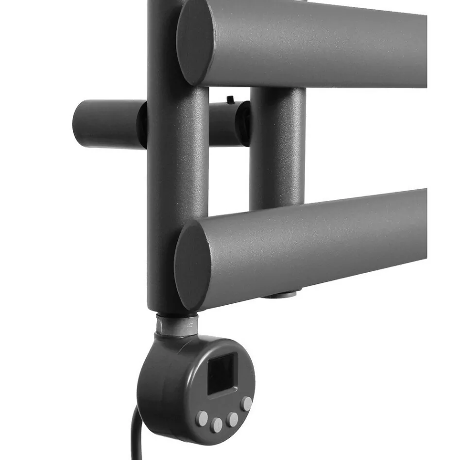 Полотенцесушитель электрический Domoterm Гамма П10 500х1140 EL левый, графит