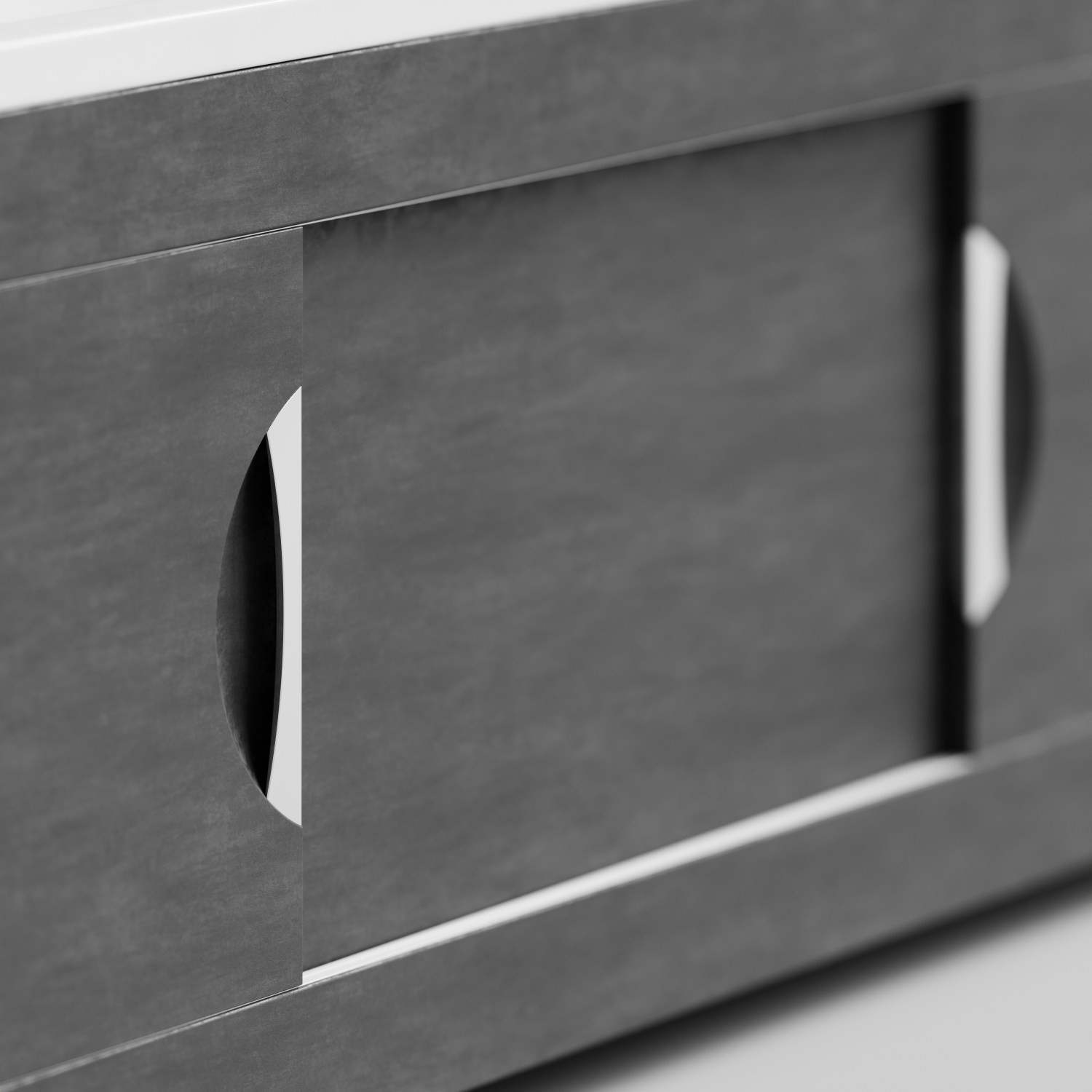 Экран под ванну Vod-ok Топ 170 раздвижной Серый камень