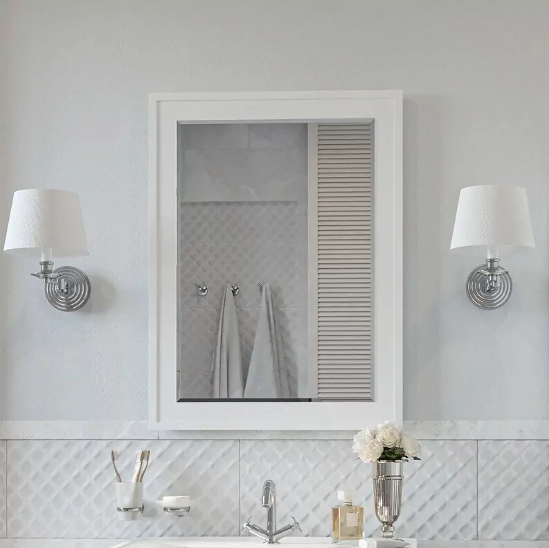 Зеркало Sanflor Модена 75 белый матовый