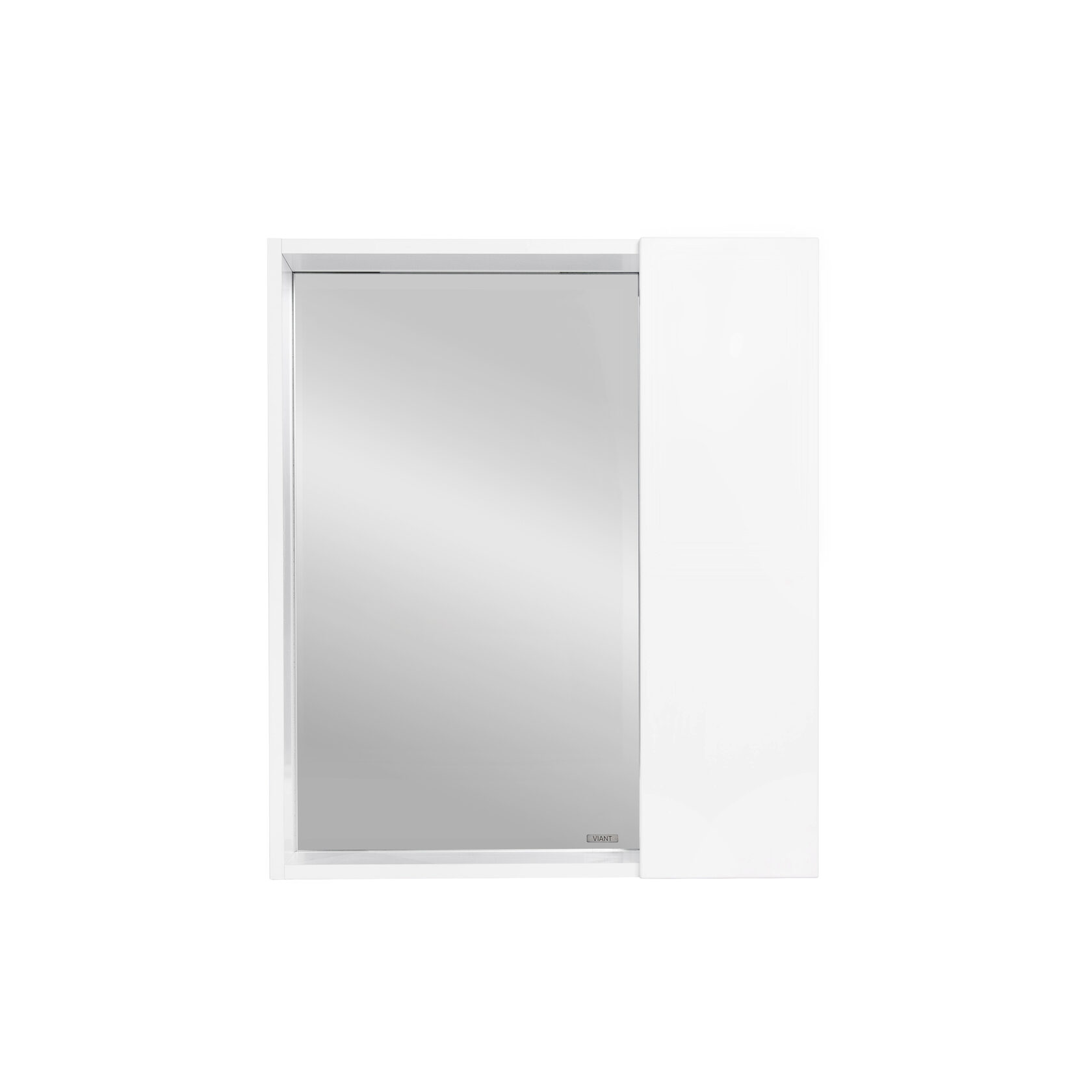 Зеркало с шкафчиком Viant Берлин 60 L/R универсальное, белый
