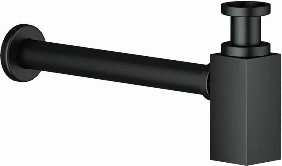Сифон для раковины Timo 959/03L чёрный матовый