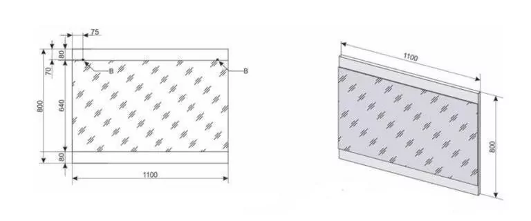 Зеркало Style Line Даллас 110 Люкс белый