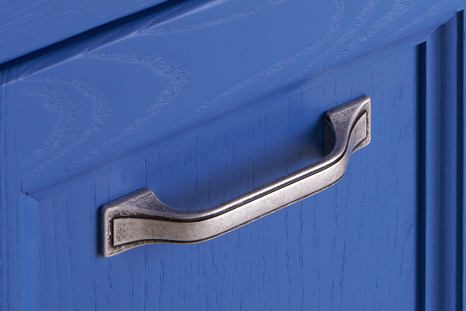 Мебель для ванной ASB Woodline Толедо 105 комплект, подвесной, синий, хром