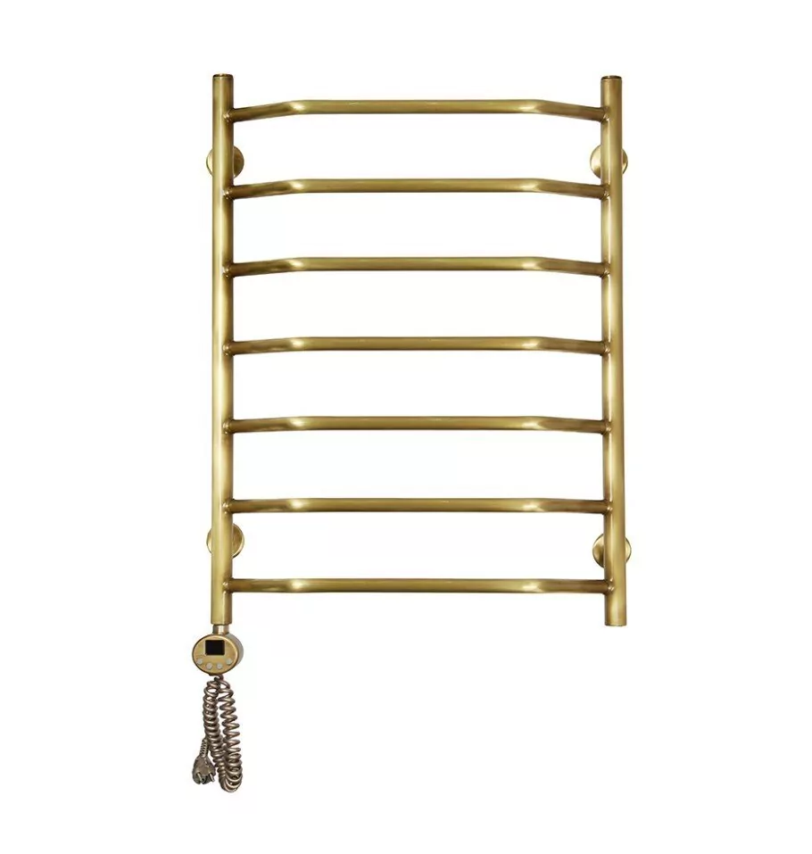 Полотенцесушитель электрический Domoterm Лаура П7 500x700 АБР EL, античная бронза