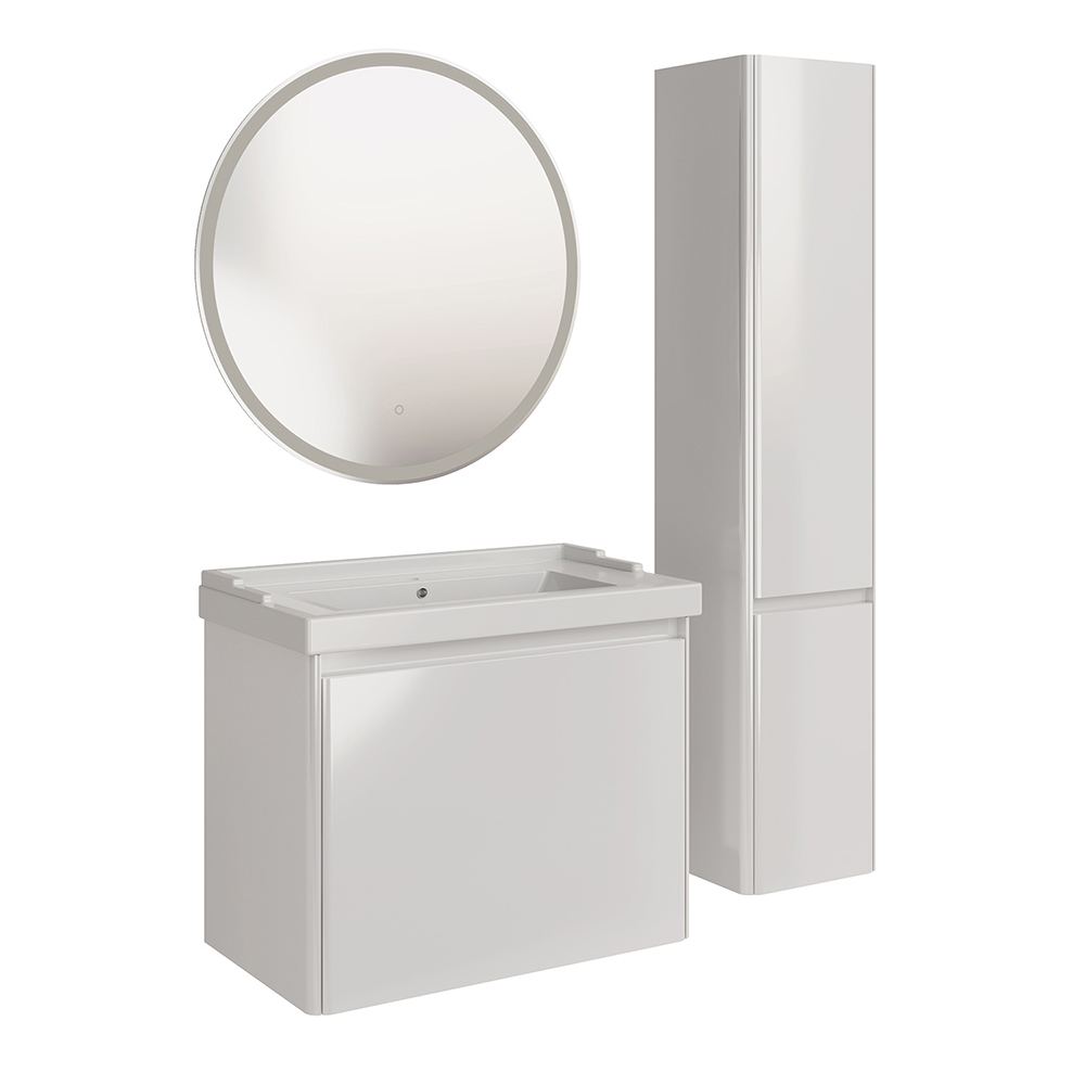 Пенал Асб-мебель Бьянка 35 L/R подвесной, белый