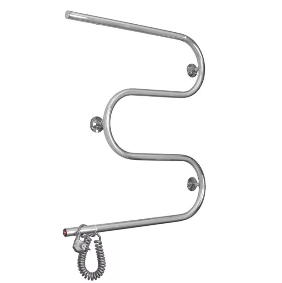 Полотенцесушитель электрический Domoterm 107-25 60х60 L левый, хром