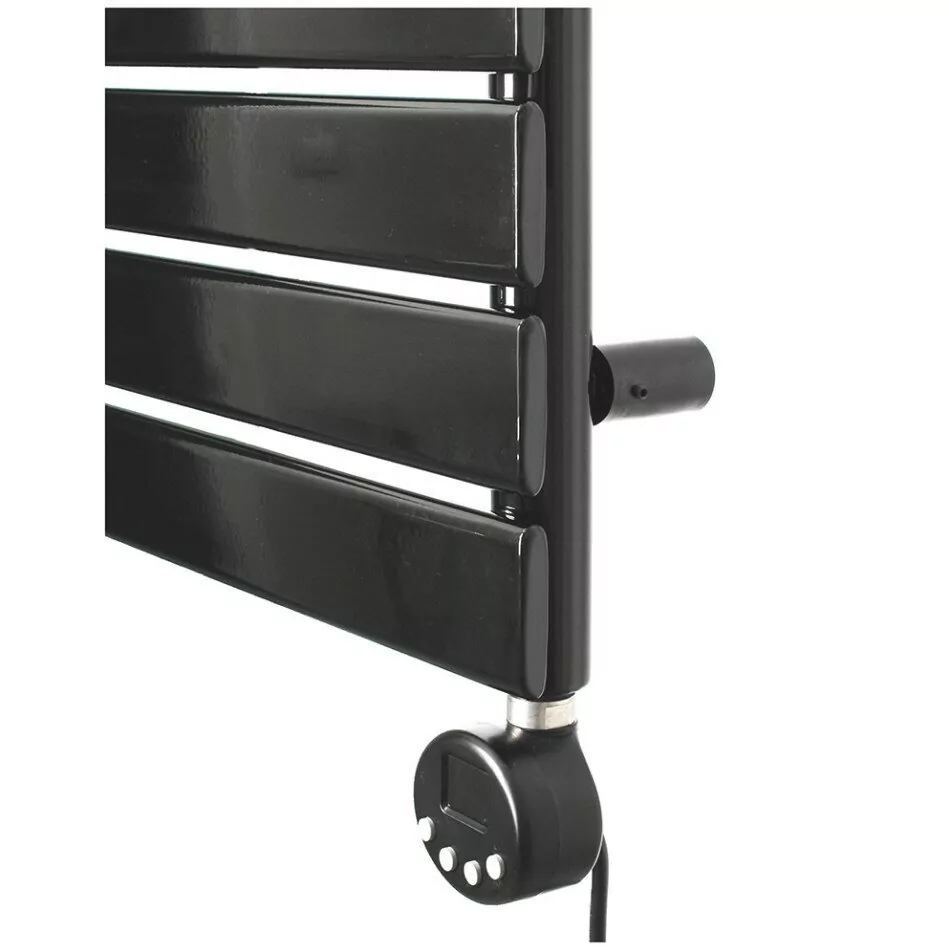 Полотенцесушитель электрический Domoterm Вита П9 500х748 ER правый, черный матовый