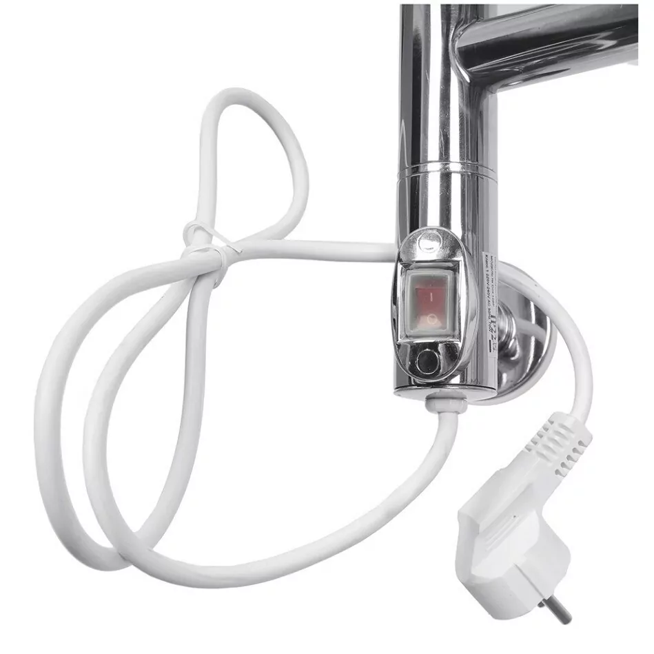 Полотенцесушитель электрический Сальса Domoterm DMT 108F П4 65х50 поворотный, хром